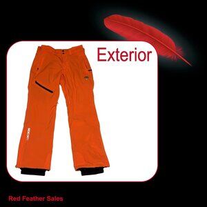DESCENTE Men's Orange Ski Pants